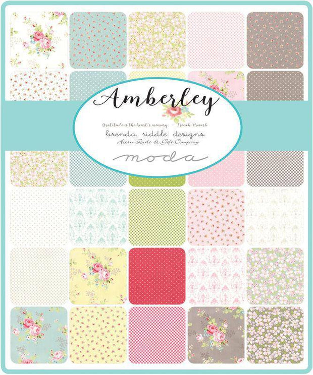 Amberley - Brenda Riddle Designs for Moda Fabrics Fat Quarter Pack 10pc - Paper Rose Studio