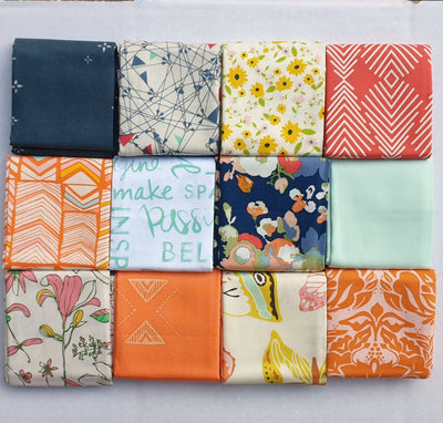 Art Gallery Fabrics 12pc Fat Quarter Pack - Assorted Multi (Style C) - Paper Rose Studio