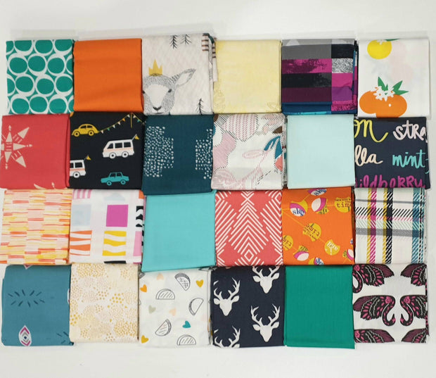 Art Gallery Fabrics 24pc Fat Quarter Pack - Assorted Multi - Paper Rose Studio
