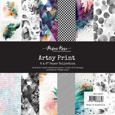 Artsy Print 6x6 Paper Collection 29877 - Paper Rose Studio