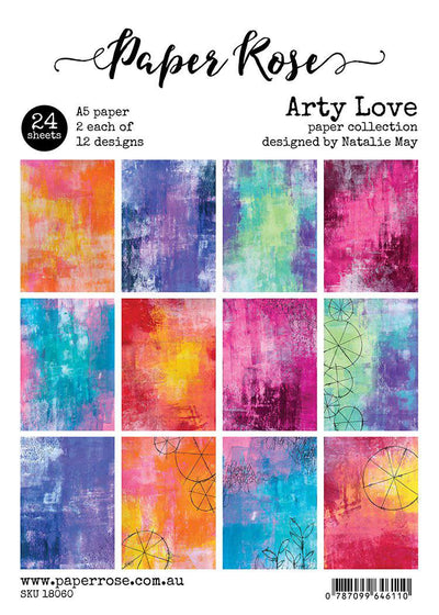 Arty Love A5 24pc Paper Pack 18060 - Paper Rose Studio