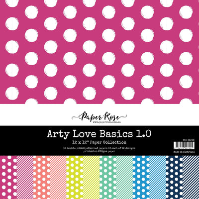 Arty Love Basics 1.0 12x12 Paper Collection 23248 - Paper Rose Studio