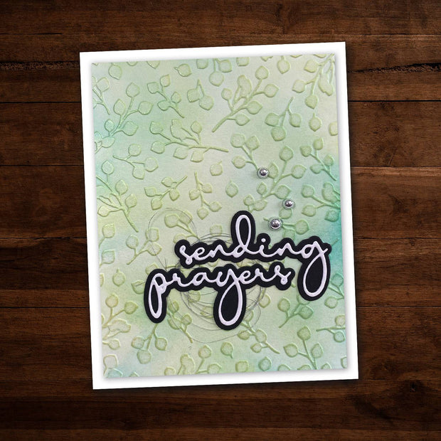 Baby Script Embossing Folder Embossing Folders – Paper Rose Studio