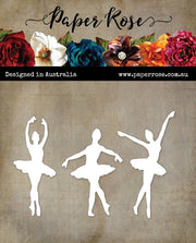 Ballerina Trio 1 Metal Cutting Die 27982 - Paper Rose Studio