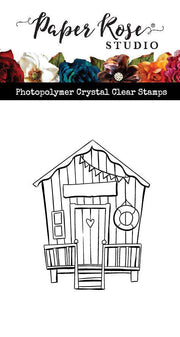 Beach Hut 1 Clear Stamp 23782 - Paper Rose Studio