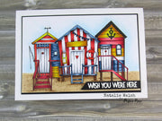 Beach Hut 3 Clear Stamp 23788 - Paper Rose Studio