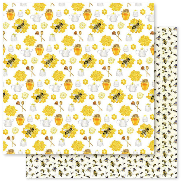 Bee Happy F 12x12 Paper (12pc Bulk Pack) 27724 - Paper Rose Studio