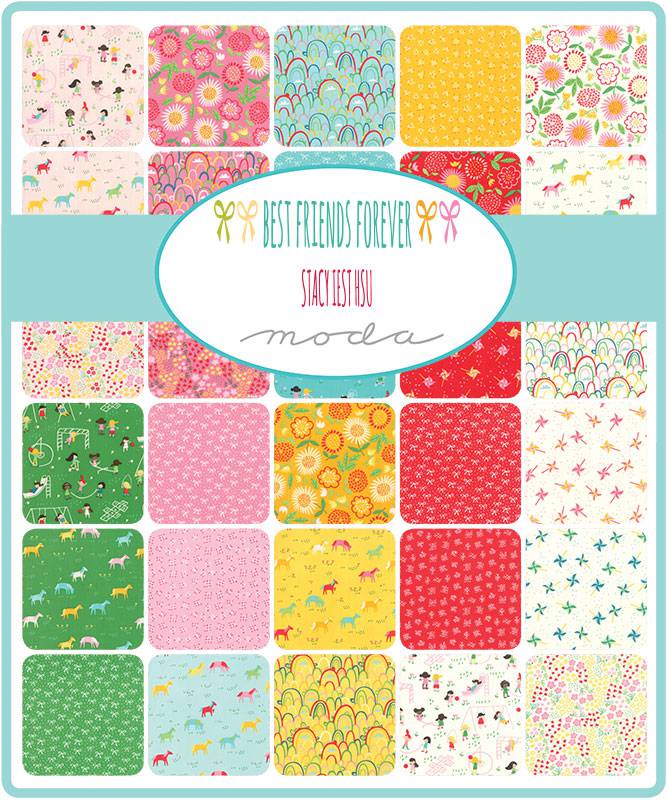 Best Friends Forever by Stacy Lest Hsu Layer Cake - Moda Fabrics - Paper Rose Studio
