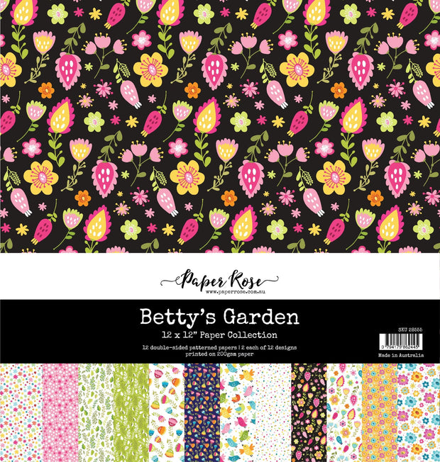 Betty's Garden 12x12 Paper Collection 28555 - Paper Rose Studio