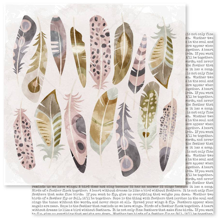 Birds of a Feather A 12x12 Paper (12pc Bulk Pack) 21967 - Paper Rose Studio