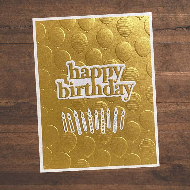 Birthday Cake Metal Cutting Die 21177 - Paper Rose Studio