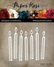 Birthday Candles Metal Cutting Die 21174 - Paper Rose Studio