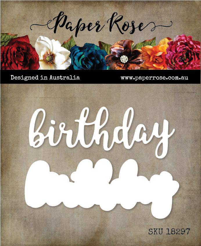 Birthday Layered Metal Cutting Die 18297 - Paper Rose Studio