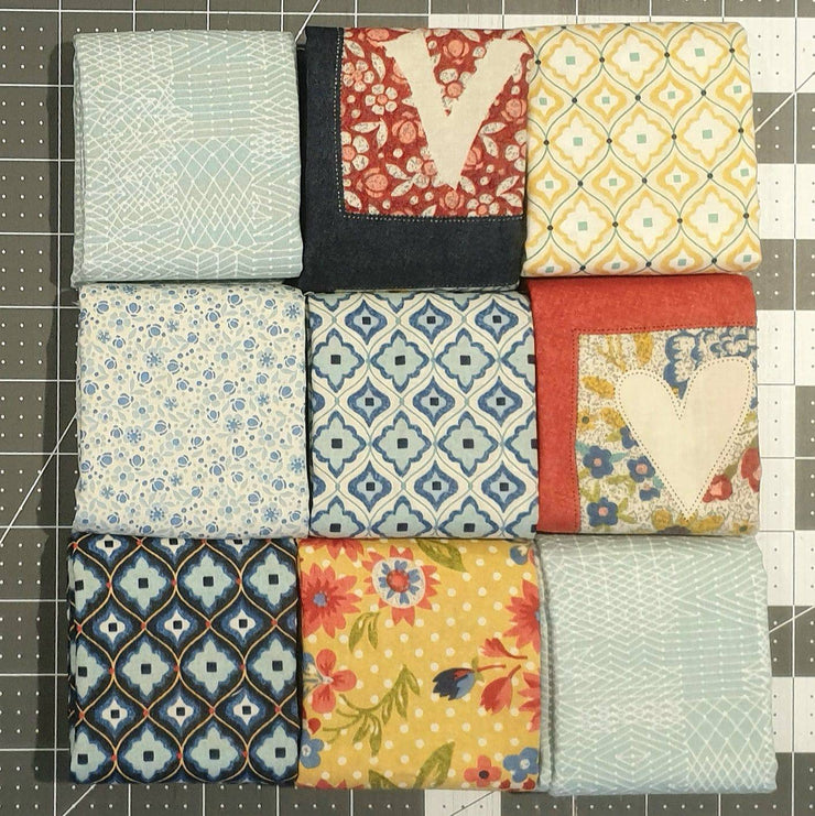 Biscuits and Gravy - Basic Grey Fat Quarter Pack (9 piece - Style A) - Paper Rose Studio