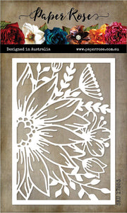 Blooming Flowers Background Metal Die Set 17853 - Paper Rose Studio