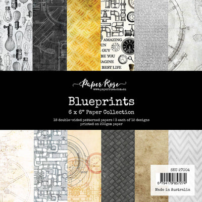 Blueprints 6x6 Paper Collection 27004 - Paper Rose Studio