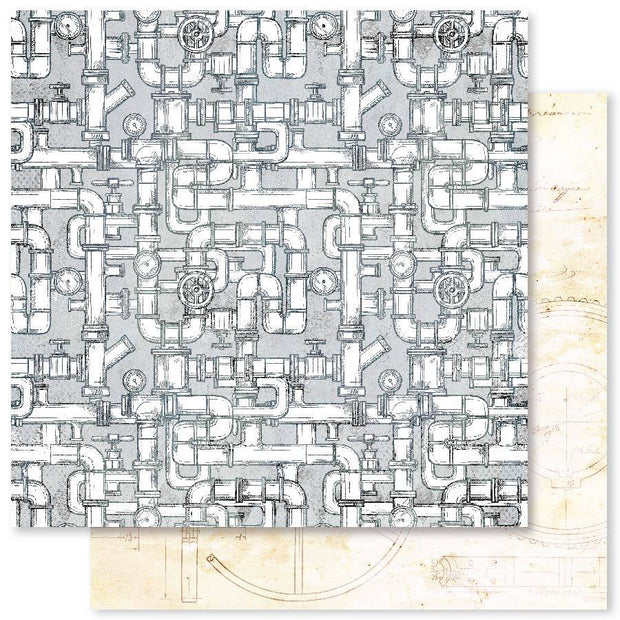 Blueprints E 12x12 Paper (12pc Bulk Pack) 26998 - Paper Rose Studio