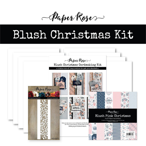 Blush Christmas Cardmaking Kit 24097 - Paper Rose Studio
