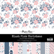 Blush Pink Christmas 12x12 Paper Collection 24025 - Paper Rose Studio