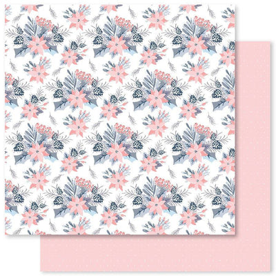 Blush Pink Christmas A 12x12 Paper (12pc Bulk Pack) 24028 - Paper Rose Studio