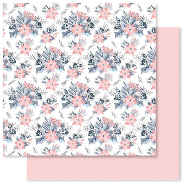 Blush Pink Christmas A 12x12 Paper (12pc Bulk Pack) 24028 - Paper Rose Studio
