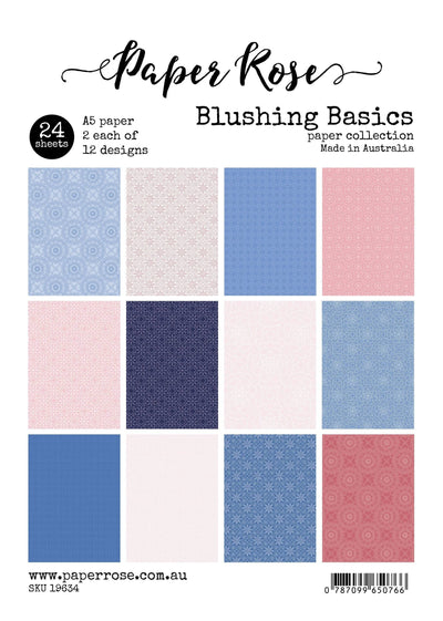 Blushing Basics A5 24pc Paper Pack 19634 - Paper Rose Studio