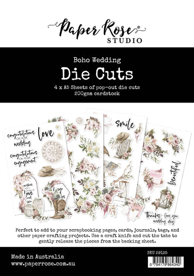 Boho Wedding Die Cuts 29125 - Paper Rose Studio