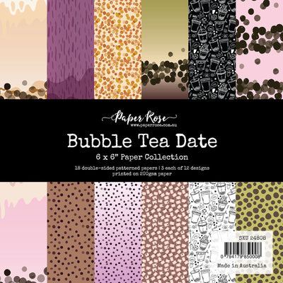 Bubble Tea Date 6x6 Paper Collection 24808 - Paper Rose Studio