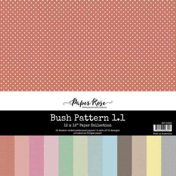 Bush Pattern 1.1 12x12 Paper Collection 22993 - Paper Rose Studio
