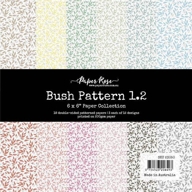 Bush Pattern 1.2 6x6 Paper Collection 23050 - Paper Rose Studio