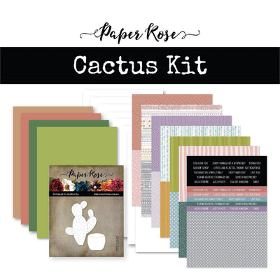 Cactus Cardmaking Kit 20024 - Paper Rose Studio