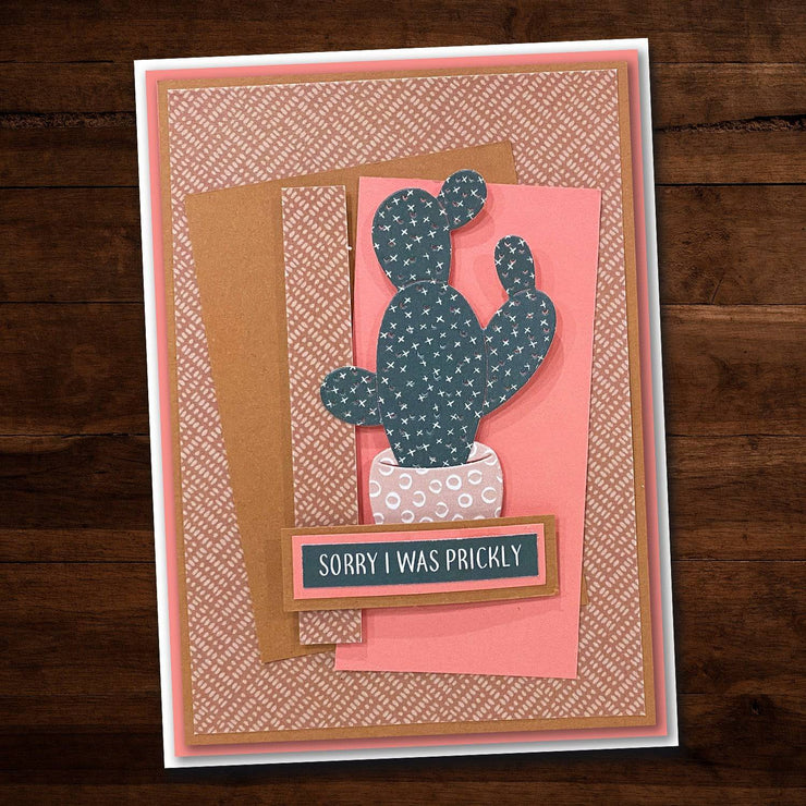 Cactus Cardmaking Kit 20024 - Paper Rose Studio