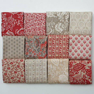 Chafarcani - French General Moda Fat Quarter Pack 12pc (Style I) - Paper Rose Studio