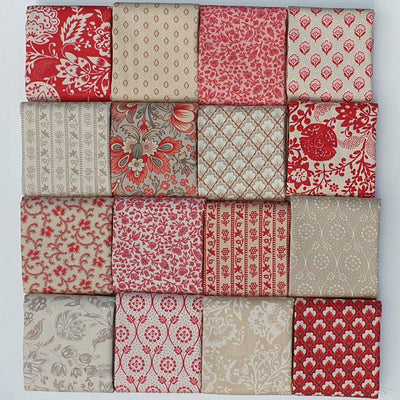 Chafarcani - French General Moda Fat Quarter Pack 16pc (Style C) - Paper Rose Studio
