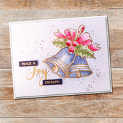 Christmas Bells 4x4" Clear Stamp Set 18339 - Paper Rose Studio