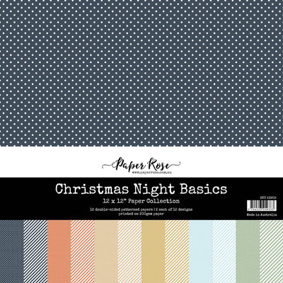 Christmas Night Basics 12x12 Paper Collection 23902 - Paper Rose Studio