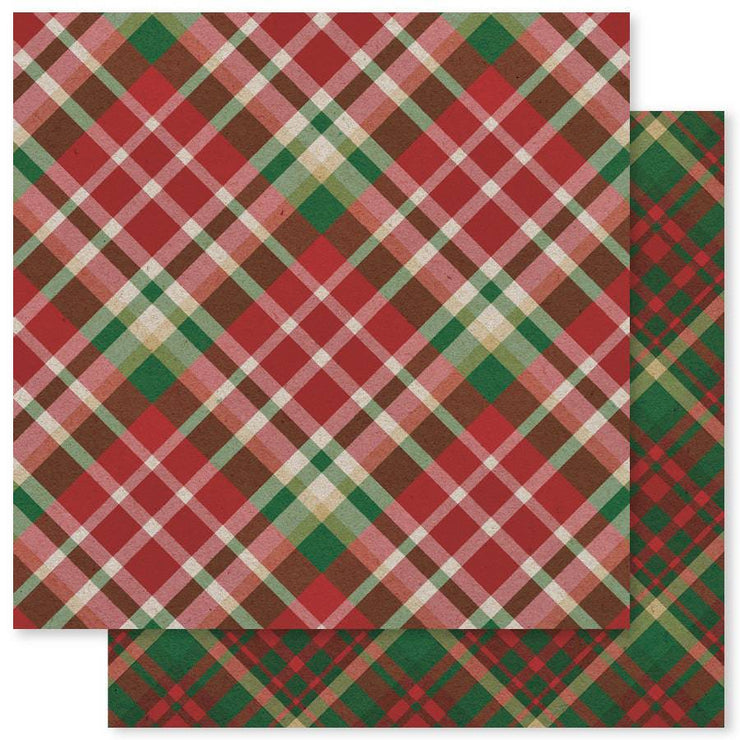 Christmas Plaid 6x6 Paper Collection 20360 - Paper Rose Studio