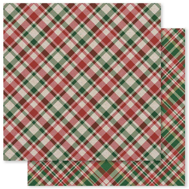Christmas Plaid 6x6 Paper Collection 20360 - Paper Rose Studio