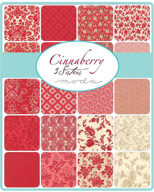 Cinnaberry by 3 Sisters Mini Charm Pack - Moda Fabrics - Paper Rose Studio