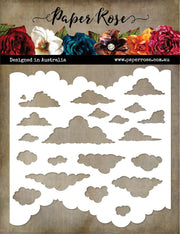 Clouds 6x6" Stencil 18400 - Paper Rose Studio