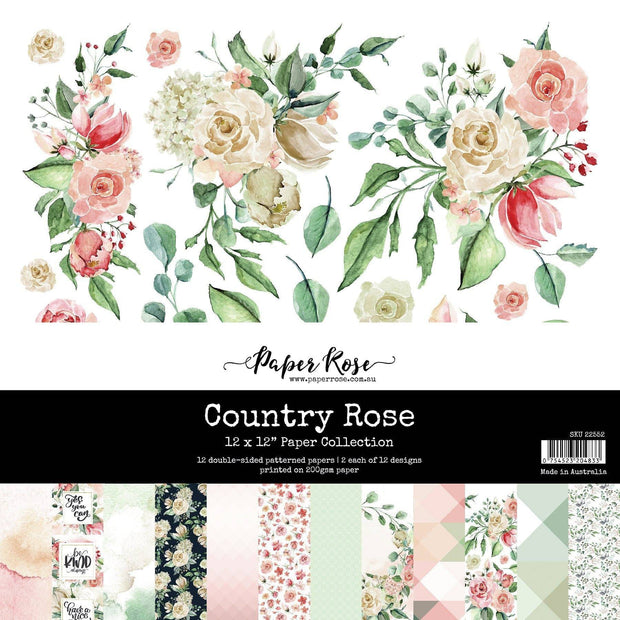 Country Rose 12x12 Paper Collection 22552 - Paper Rose Studio