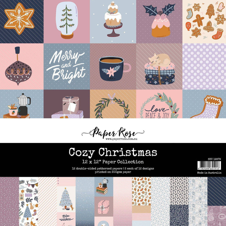 Cozy Christmas 12x12 Paper Collection 19979 - Paper Rose Studio