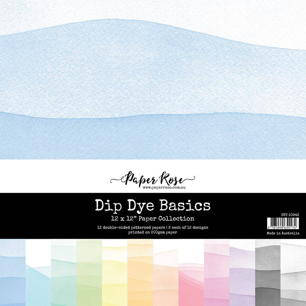 Dip Dye Basics 12x12 Paper Collection 20943 - Paper Rose Studio