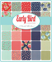 Early Bird by Bonnie & Camille Mini Charm Pack - Moda Fabrics - Paper Rose Studio