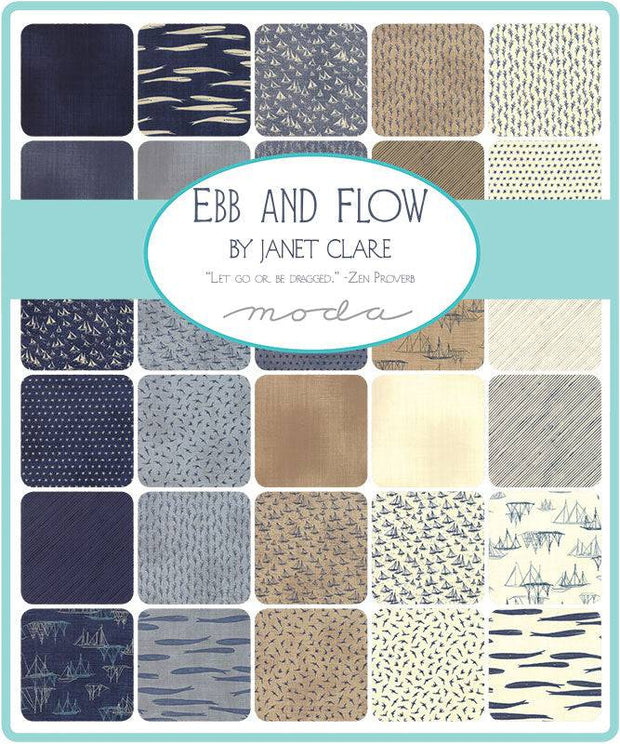 Ebb and Flow by Janet Clare Mini Charm Pack - Moda Fabrics - Paper Rose Studio