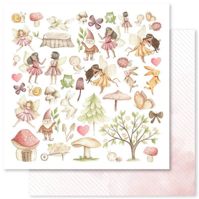 Fairy Garden D 12x12 Paper (12pc Bulk Pack) 24604 - Paper Rose Studio