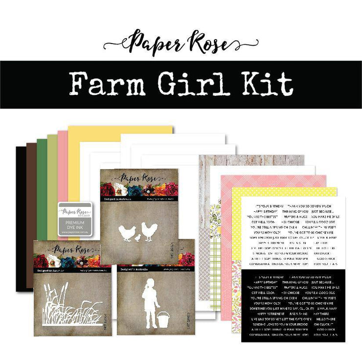 Farm Girl Cardmaking Kit 18981 - Paper Rose Studio
