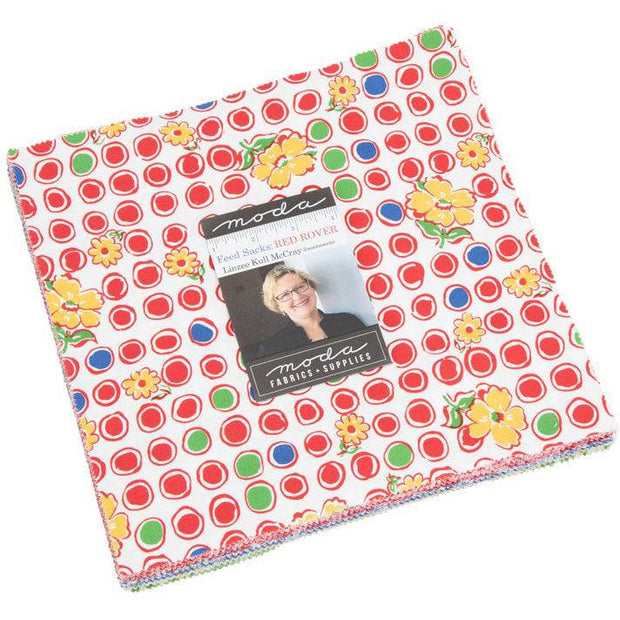 Feed Sacks: Red Rover by Linzee McCray Layer Cake - Moda Fabrics - Paper Rose Studio
