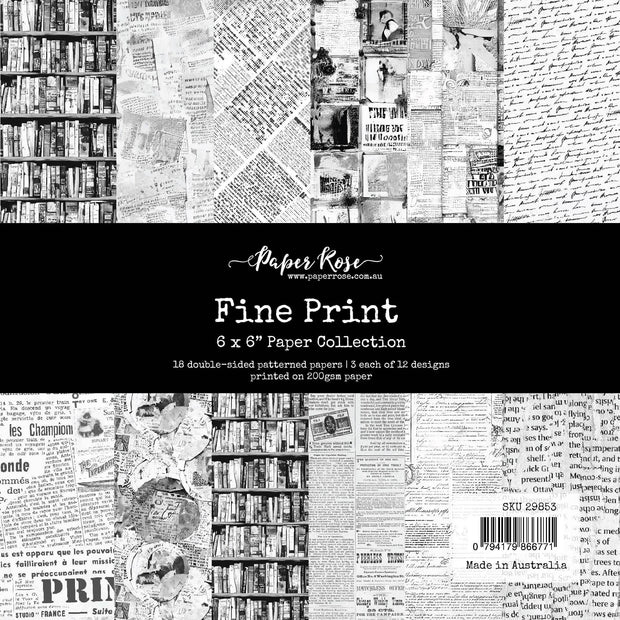 Fine Print 6x6 Paper Collection 29853 - Paper Rose Studio