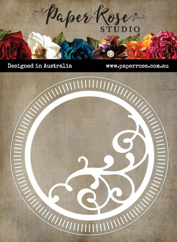 Flourish Circle Metal Cutting Die 26917 - Paper Rose Studio